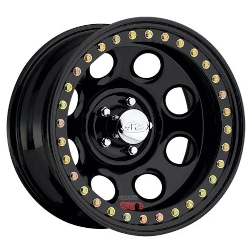 16x8 Raceline RT81 Rock 8 Beadlock Black Steel Wheel 6x5.5 (-19mm)