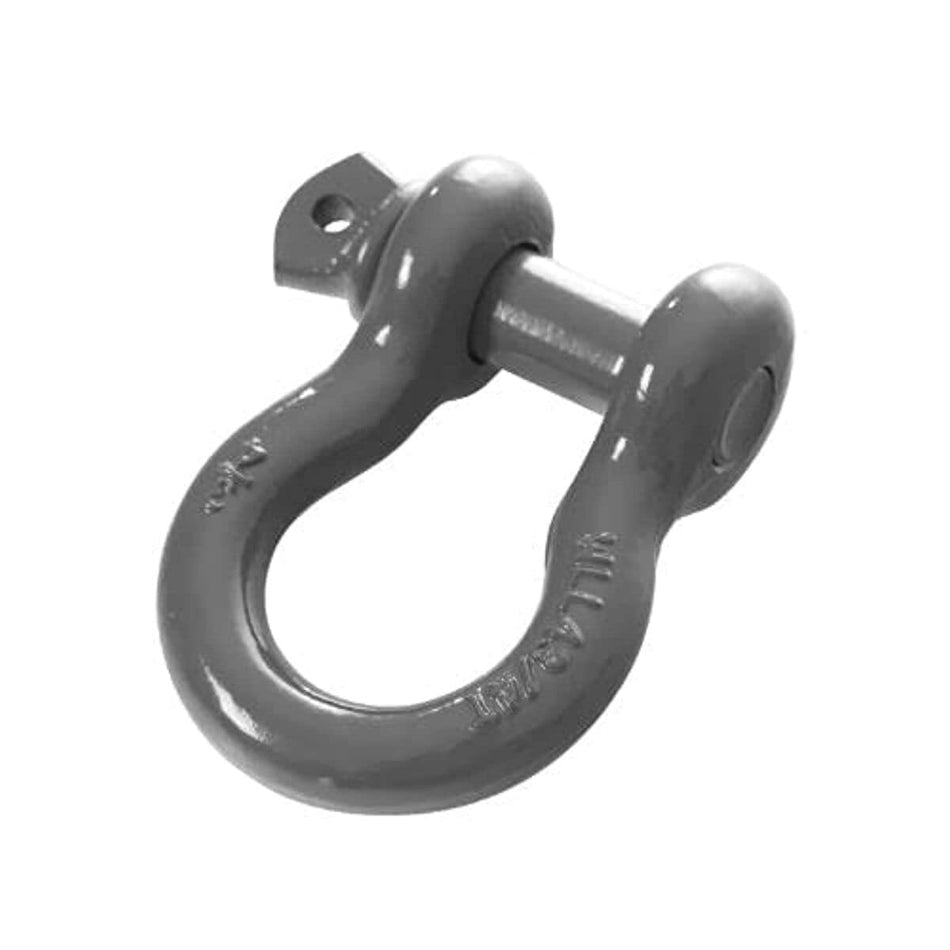 Overland Vehicle Systems OVS 19019903 Recovery Shackle 3/4 4.75 Ton - Gray