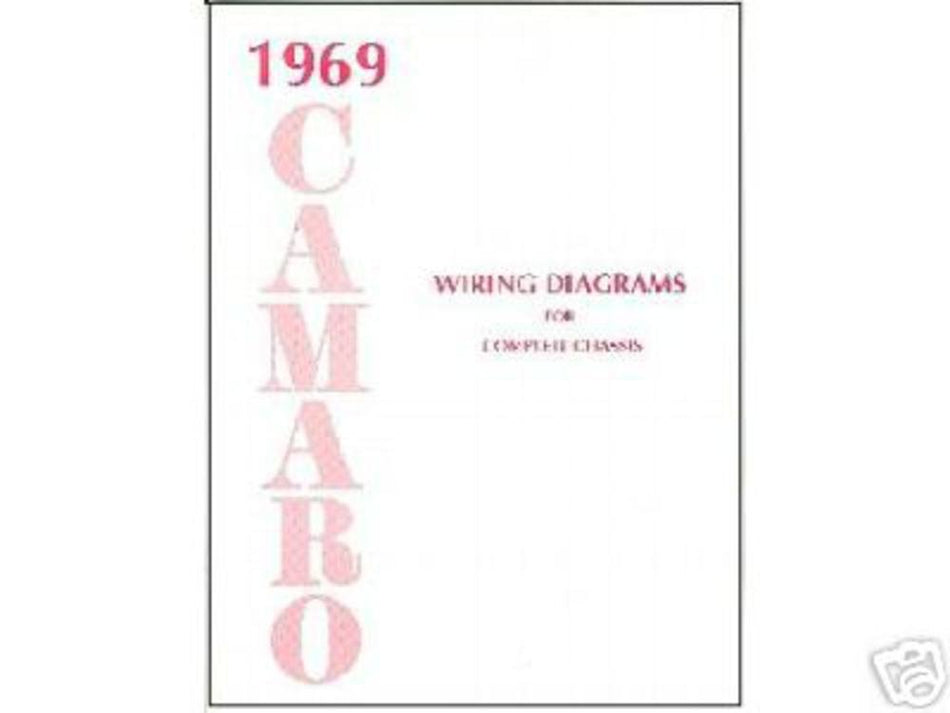 bishko automotive literature 1969 Chevrolet Camaro Electrical Wiring Diagrams Schematics Mechanic OEM Book