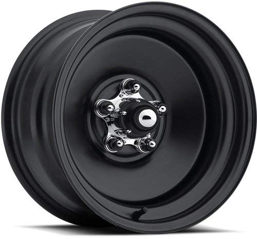 U.S. Wheel 68-5055 Matte Black Rat Rod Wheel (Series 68) Size: 15 x 10 Bolt Circ