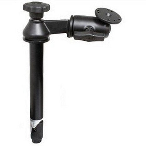 RAM MOUNTS (RAM-VP-SW2-8 Single Swing Arm with 8 Male Tele-Pole and 2.5 Round Base (Amps Hole Pattern)