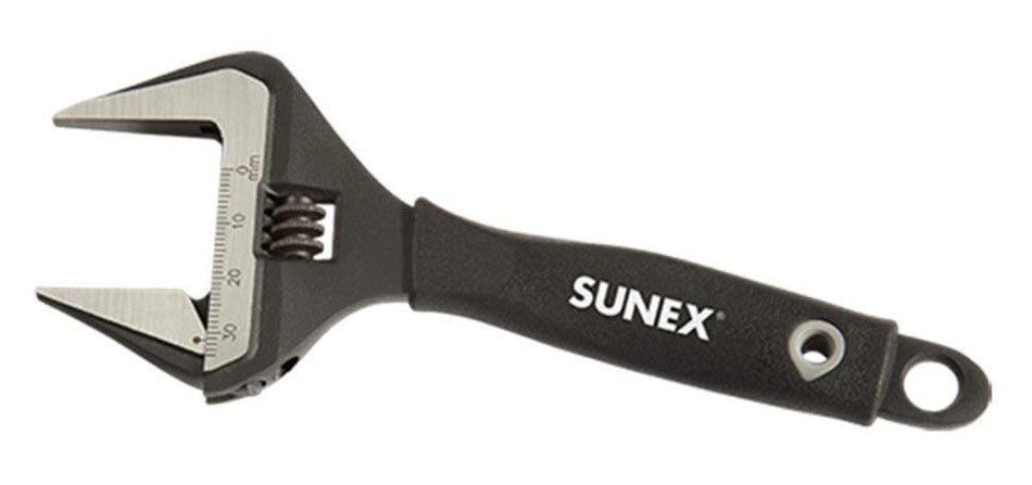 Sunex 9611 Adjustable Wrench, 6" Wide Jaw