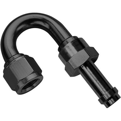 Fragola Performance Systems 751808-BL #8 180 Degree Ez Street Hose End Black