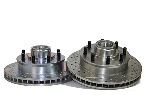 BAER 54072-020 Sport Rotors Slotted Drilled Zinc Plated Front Brake Rotor Set - Pair