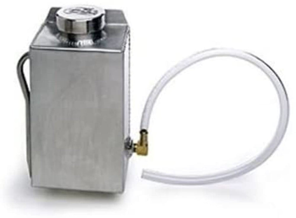 Be Cool 70050 Natural Finish Fabricated Aluminum Coolant Recovery Tank, 1 Pack