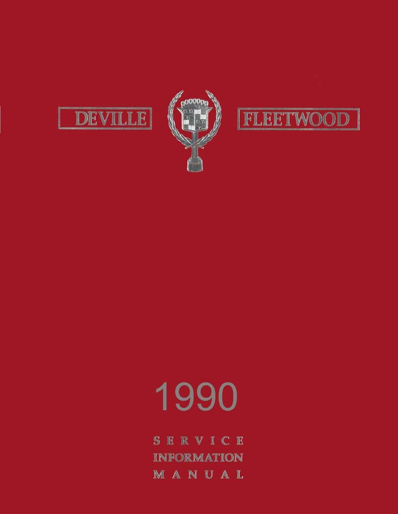 bishko automotive literature 1990 Cadillac Deville Fleetwood Service Repair Manual Book Engine Electrical