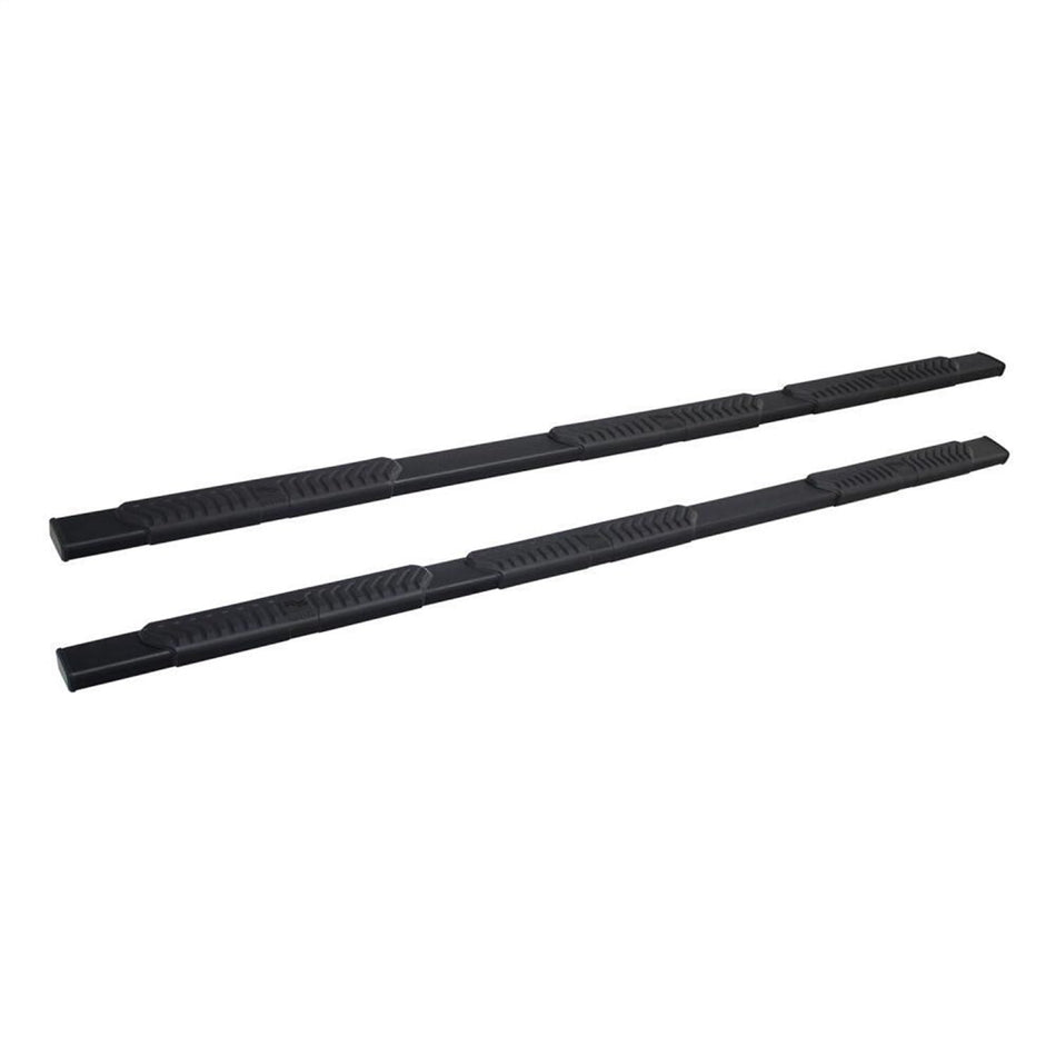 Westin 28-534575 R5 M-Series 5in. Wheel to Wheel Nerf Step Bars fits 2007-2018 Silverado Sierra 1500 Crew Cab 2007-19 2500 3500 Crew Cab (6.5ft Bed, 8ft Dually Bed) Black 1 Pair