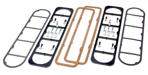 TRANS-DAPT PERFORMANCE - ADAPTERS FOR SB CHEVY VALVE COVERS TO LS HEADS (6138)