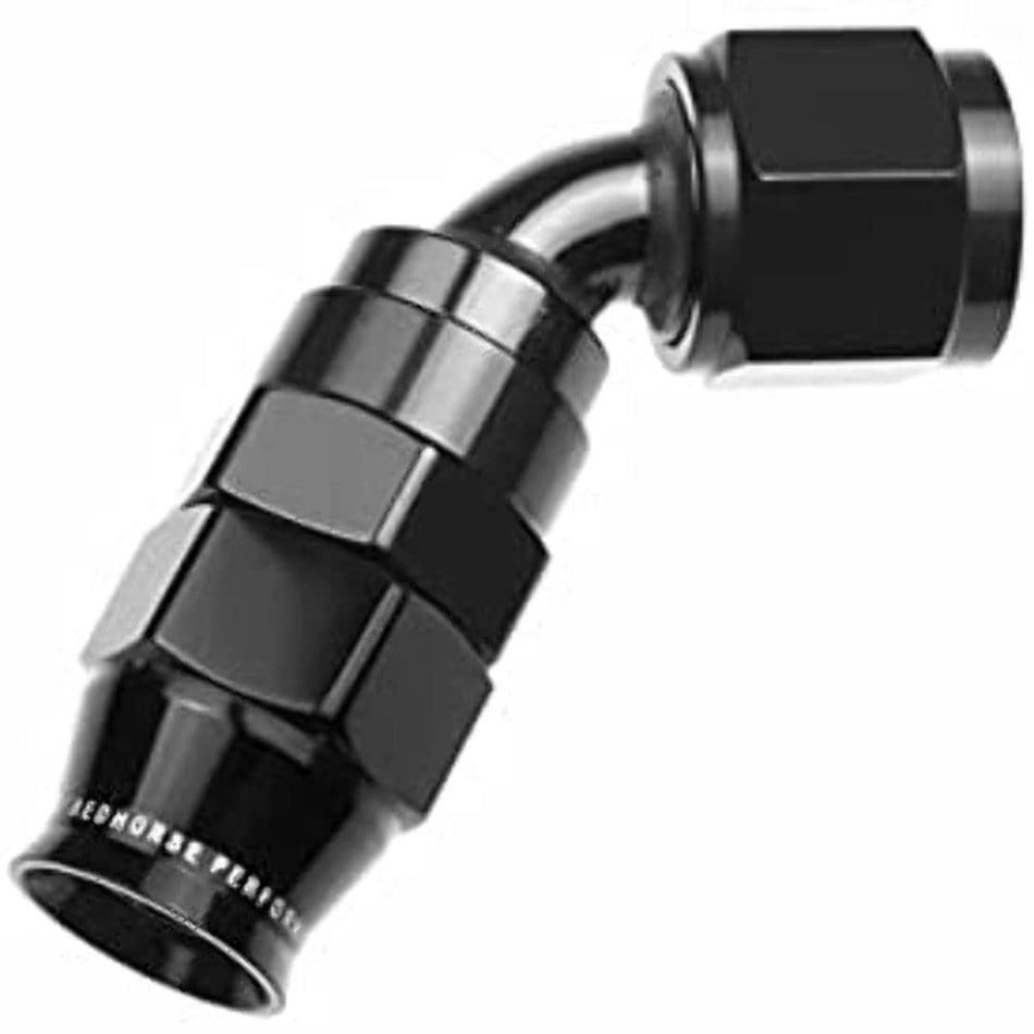 Red Horse Performance 1260-06-2-06 An 60 Degree PTFE Reusable Hose End -Black
