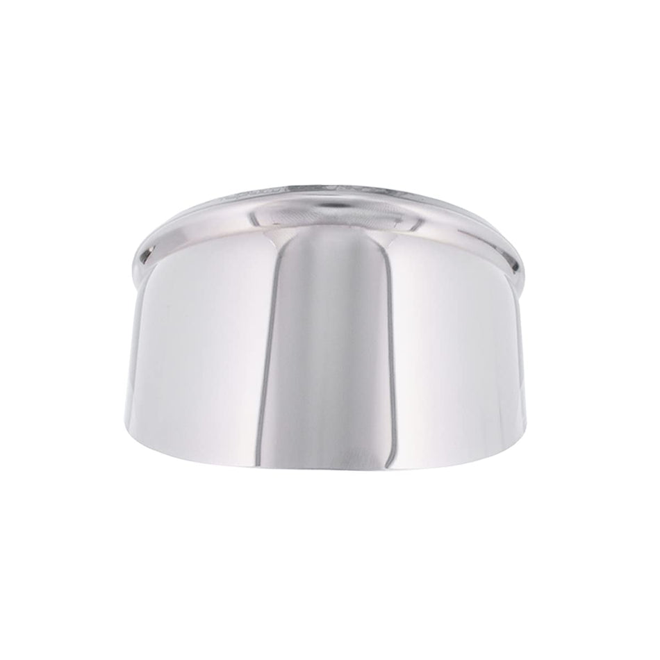 United Pacific C5002 4-inch Round Stainless-Steel Peep Mirror Visor, Highly Polished, Easy Installation, Fits 4-inch Peep Mirrors - 1 Visor Only