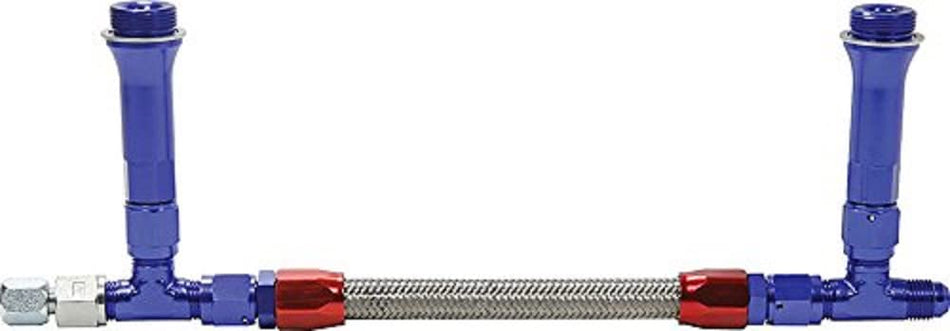 Allstar Performance ALL26154 Fuel Line Kit 9-5/16Instd Holley -6An Blue