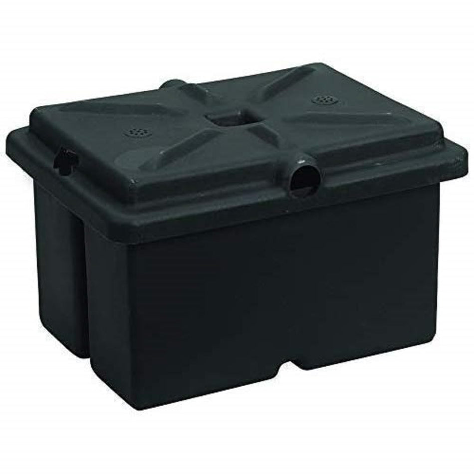 Moeller Marine Battery Box (Two Standard Batteries, 17.5 x 13 x 13), Black (42212)