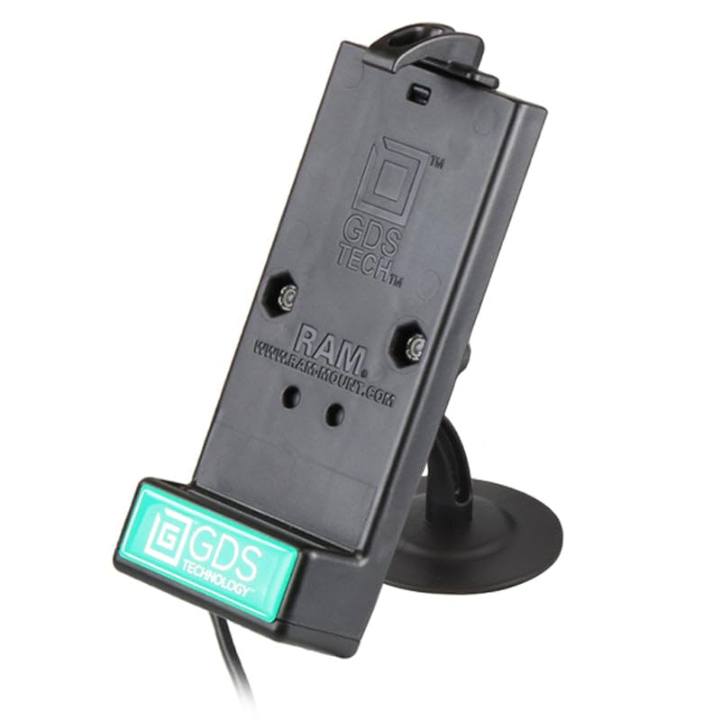 GDS������ Powered Type-C Phone Dock with RAM������ Lil Buddy��������� Adhesive Dash Mount