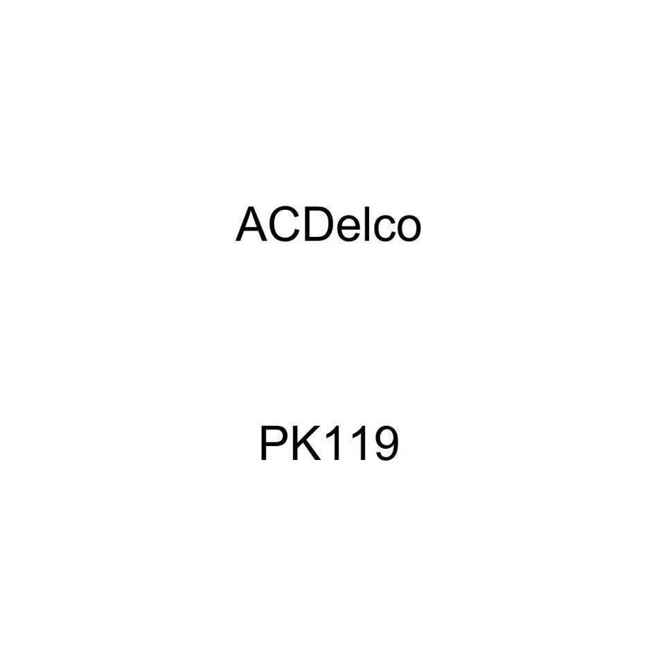 ACDelco Professional PK119 Rear Suspension Hardware Kit with Bushings, Cap, Washer, and Nuts