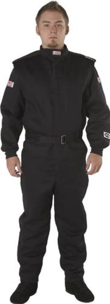 G-Force Racing Gear 4525XXLBK GF 525 Black XX-Large Multi-Layer Racing Suit