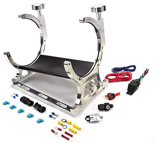 Nitrous Outlet Billet Heated Nitrous Bottle Bracket w/Rubber Bottle Isolators