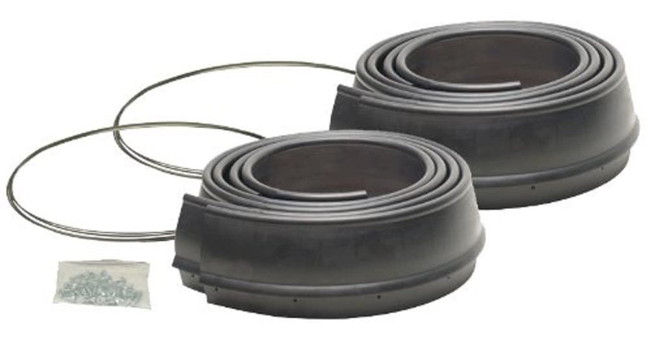 Pacer Performance 52-113 Flexy Flares Black Rubber Fender Extension Kit for Ford Ranger - 4 Piece