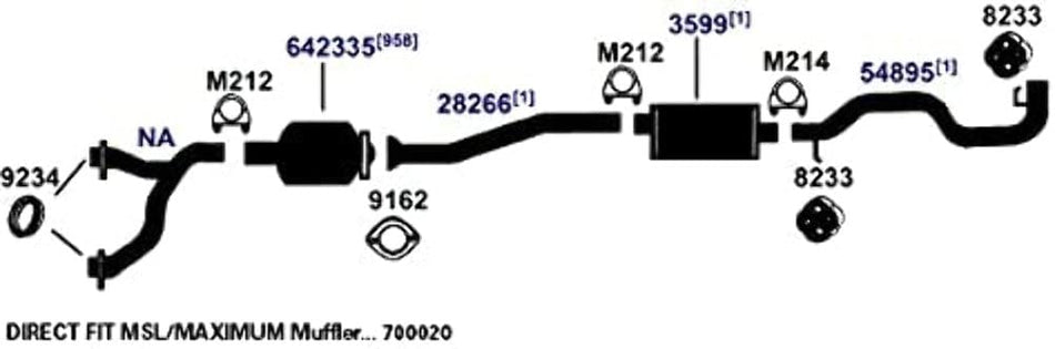 AP Exhaust Products 54895 Exhaust Tail Pipe