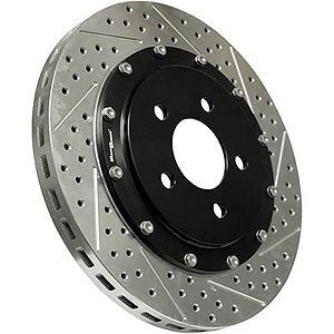 Replacement Rotor Right 2pc Front Plain Service Parts