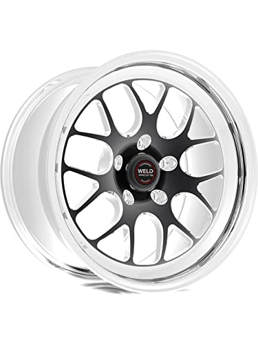 Weld - S77 17x5 / 5x4.75 BP / 3.3in. BS Black Wheel (Medium Pad) - Non-Beadlock (77MB7050B33A)