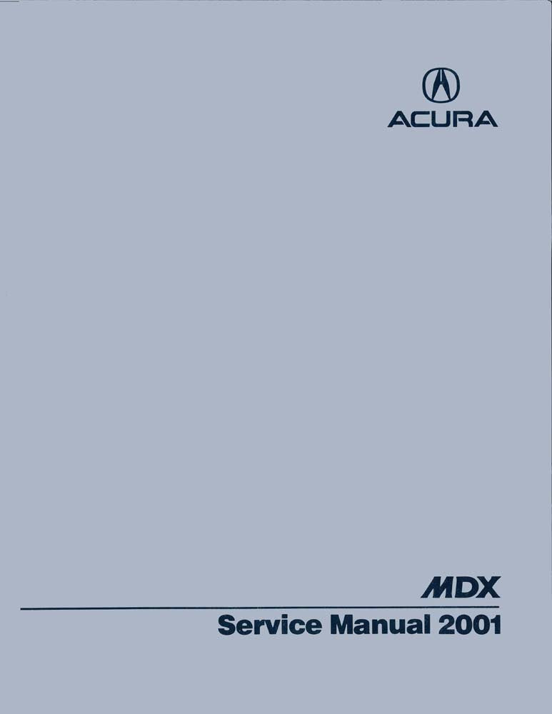 bishko automotive literature 2001 Acura Mdx Shop Service Repair Manual Book Engine Drivetrain Electrical OEM
