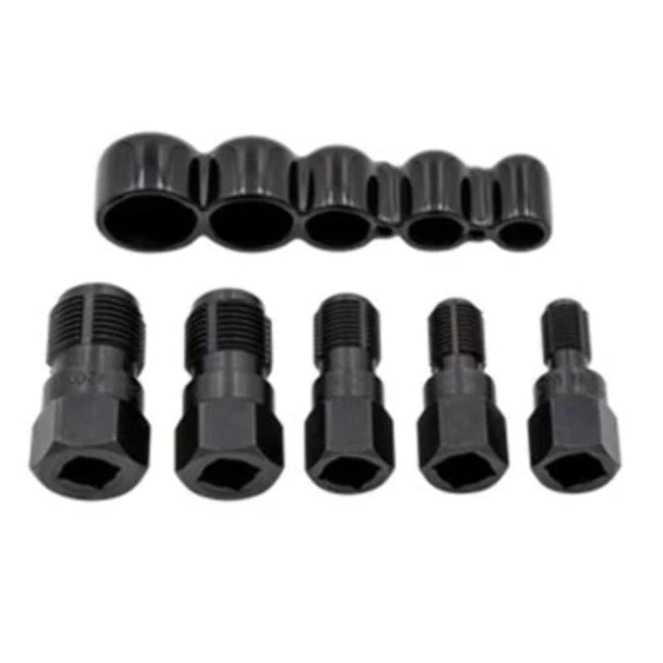 A & E HAND TOOLS - 5 Pc Spark Plug Thread Chaser Tap Set (1030)