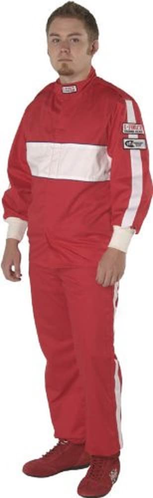 G-Force 4385XXLRD GF 505 Red XX-Large Triple Layer Racing Jacket