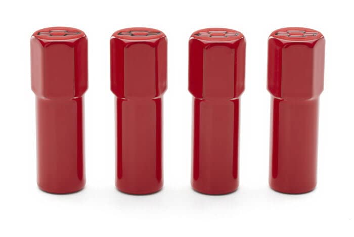 Mini Valve Cover Nuts Red Bowtie Emblem