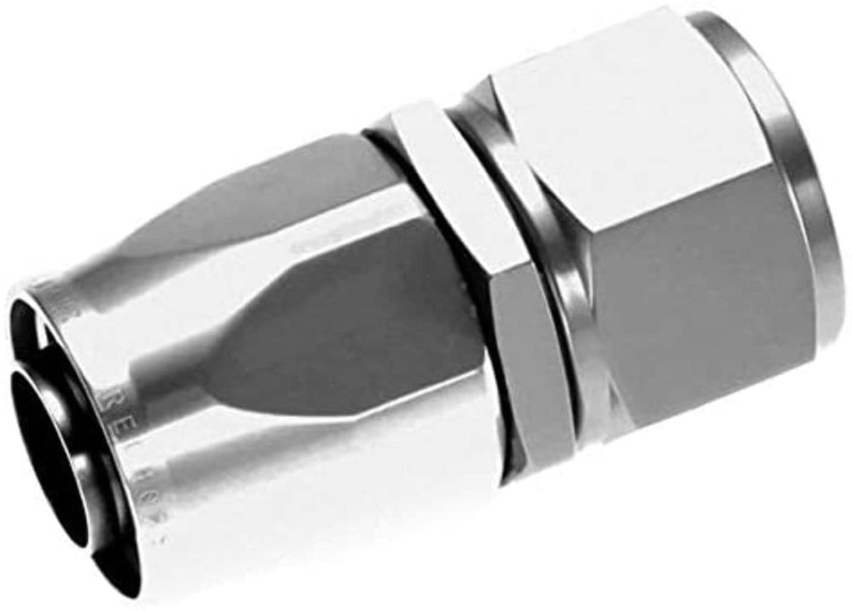 Red Horse Performance 1000-20-5-20 An Straight Aluminum Hose End-Clear