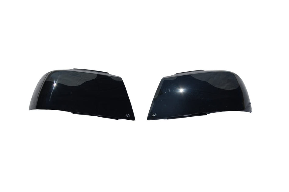 Auto Ventshade [AVS] Headlight Covers / Blackout | Fits 1987 - 1991 Ford Bronco/F-150/F-250/F-350, 2 pcs. | Dark Smoke - 37827