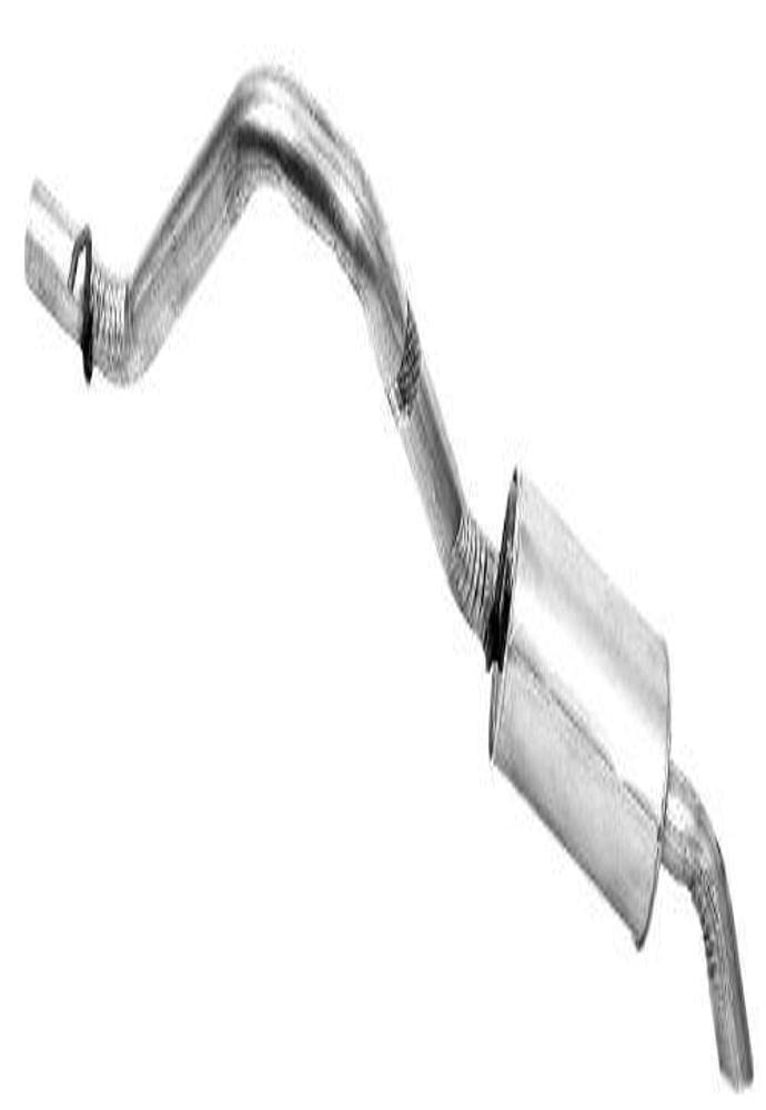 Walker Exhaust Quiet-Flow Stainless Steel 55272 Direct Fit Exhaust Muffler Assembly 2.5 Inlet (Outside) 2.75 Outlet (Outside)