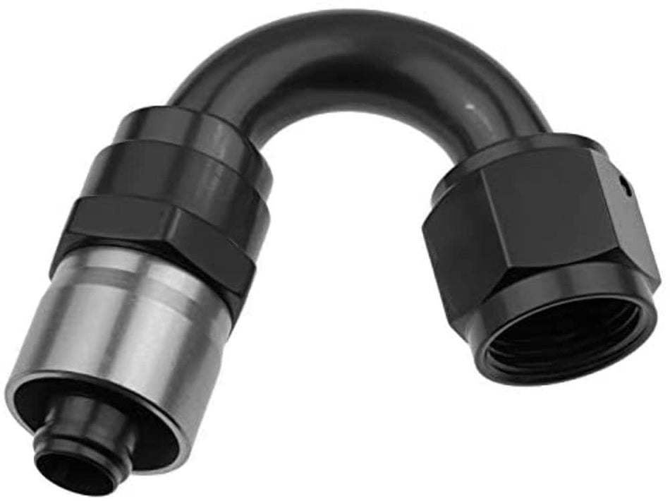 Redhorse Performance 7150-06-2 Crimp Style Hose End (Black), 1 Pack