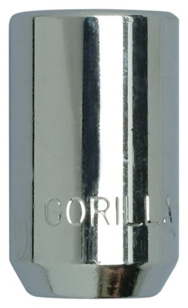 Gorilla Automotive 20631 Acorn Hex Socket Locking Lug Nuts (12mm x 1.50 Thread Size) - Pack of 4