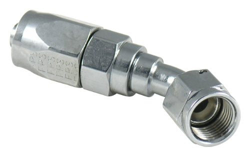 Fragola -10AN x 45 Degree Pro-Flow Hose End Chrome