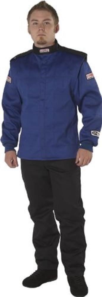 G-Force 4526LRGBU GF 525 Blue Large Multi-Layer Racing Jacket