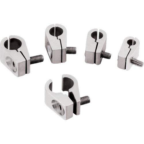 Billet Specialties 65210-999 Bulk Billet Aluminum Line Clamps 1/4 in. Stainless