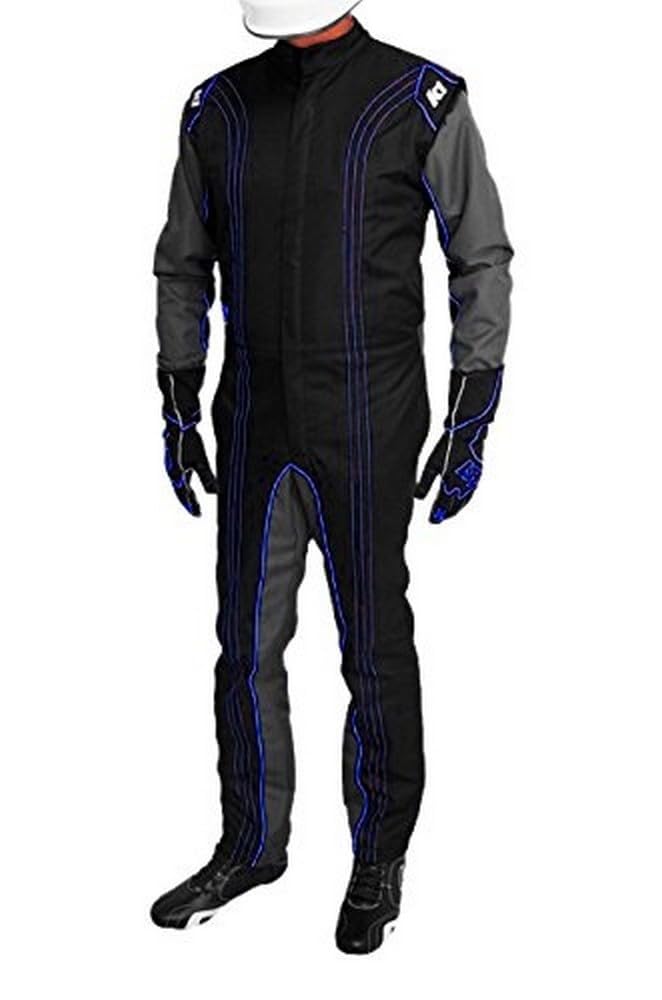 K1 Race Gear CIK/FIA Level 2 Approved Kart Racing Suit (Blue, XX-Large)