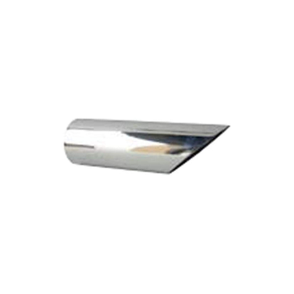 Pypes Exhaust EVT50 3 Inlet/Outlet 9 Long Polished Stainless Steel Slip Fit Slant Cut Universal Exhaust Tip-Pair