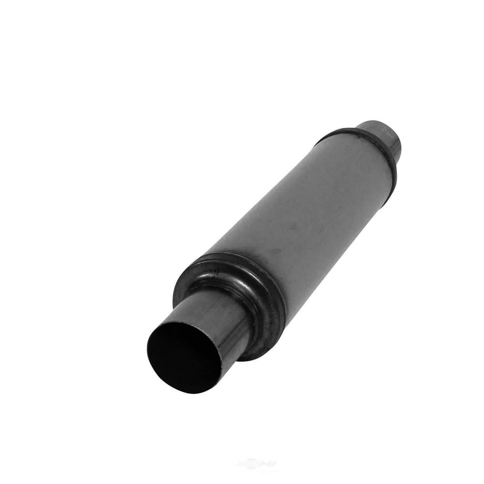 nobrandname SA0416 Muffler - Cherry Bomb Salute Reversible Round Body - D4 X L14 20 OAL 2-1/2 C/C Muffler - Cherry Bomb Salute