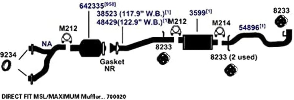 AP Exhaust Products 54896 Exhaust Tail Pipe