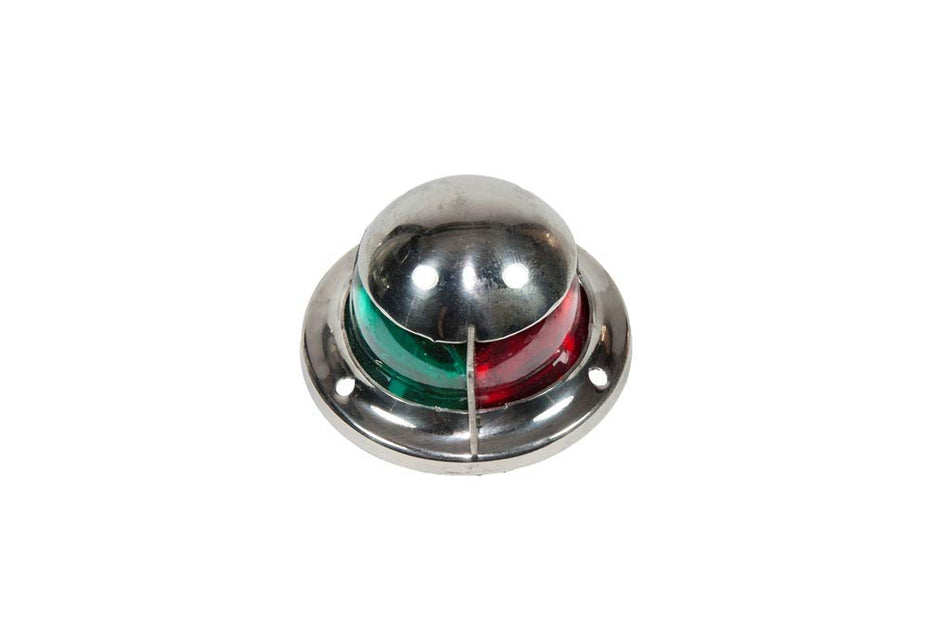 Moeller Marine 054210-10, Bow Light with Red/Green Lenses, Polished Stainless Steel
