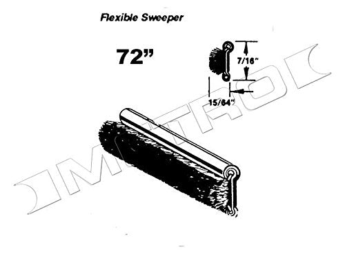 Metro Moulded Parts WC 8-72 Flexible Window Sweeper
