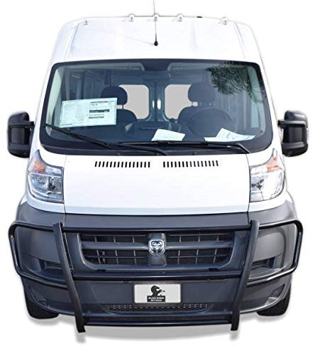 Black Horse RUNNER GRILLE GUARD Compatible with 14-22 DODGE PROMASTER VAN FULL SIZEuff09(Excl. 21-22 models with optional ADAS and FCWS systems)-17DOPRMA