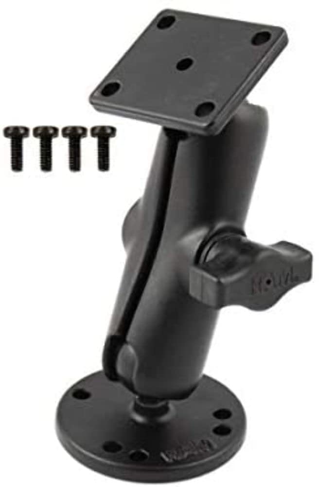 RAM MOUNTS (RAM-B-101-MA4 1" Diameter Ball Mount with 2/2.5" Round Bases (Amps Hole Pattern) & Mounting Hardware for The Magellan Roadmate