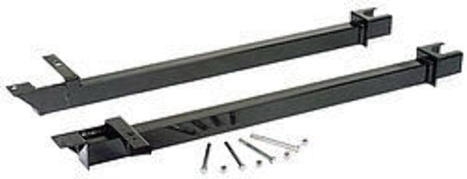 Competition Engineering C3114 Black Powdercoated Steel Bolt-On Frame Connector - Set of 2