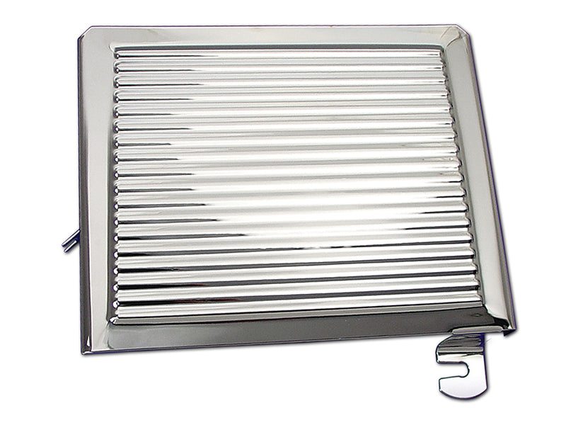 Chrome Ribbed Battery Side Cover