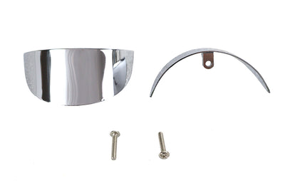 Chrome Turn Signal Visor