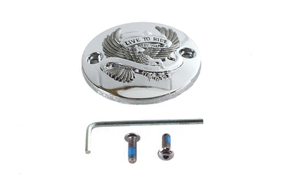 M8 Ignition System Cover Eagle Chrome