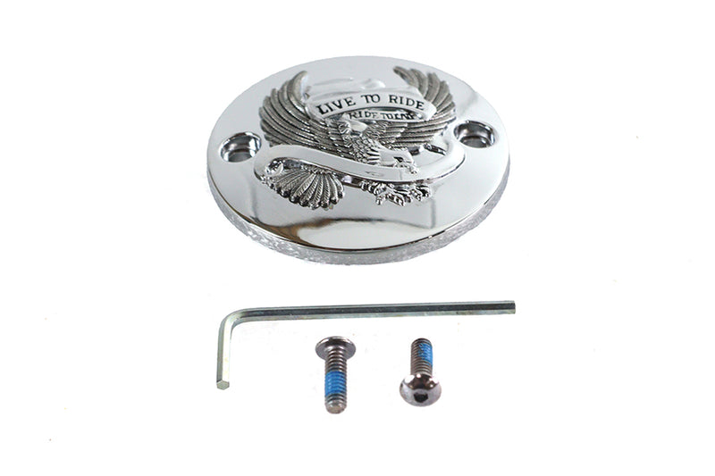 M8 Ignition System Cover Eagle Chrome