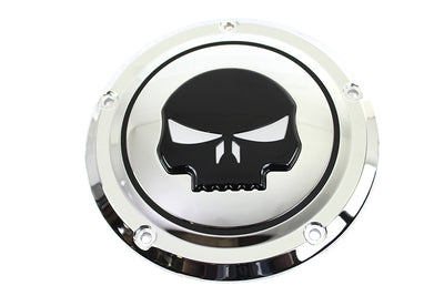 Chrome 5 Hole Skull Derby Cover